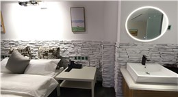 木石風格酒店房間衛浴鏡燈